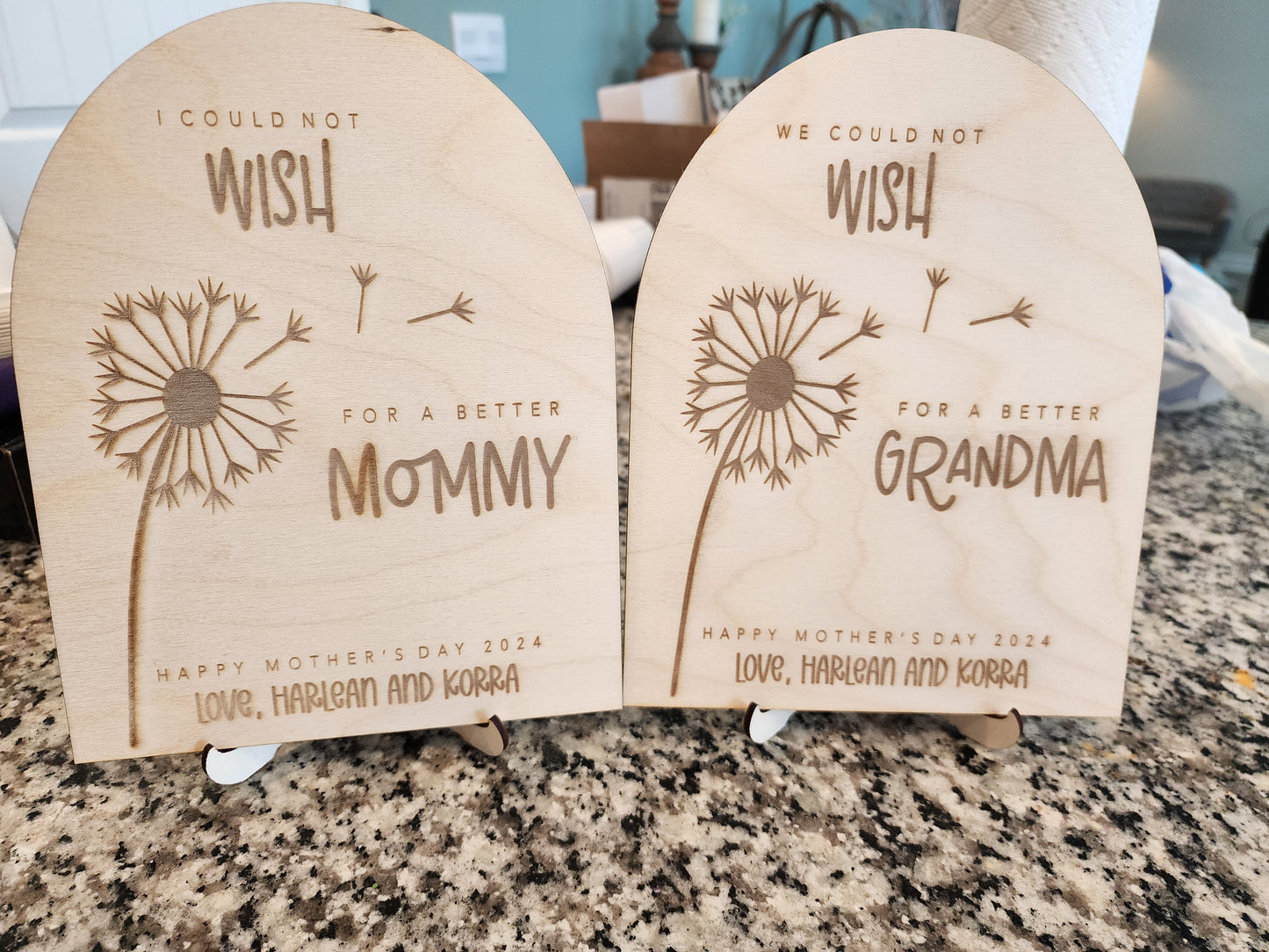 Fingerprint Mother's day sign