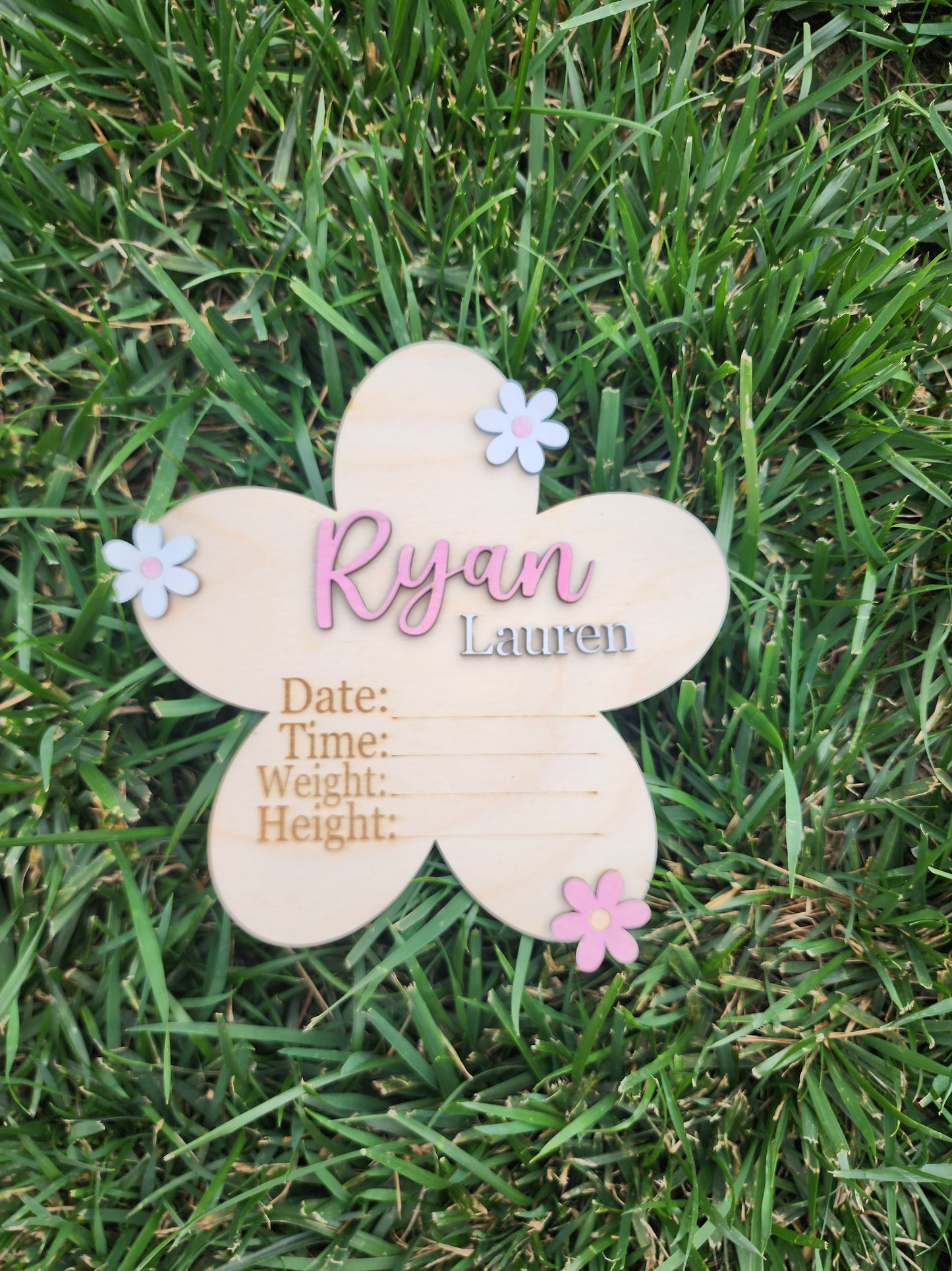Custom Baby Announcement sign