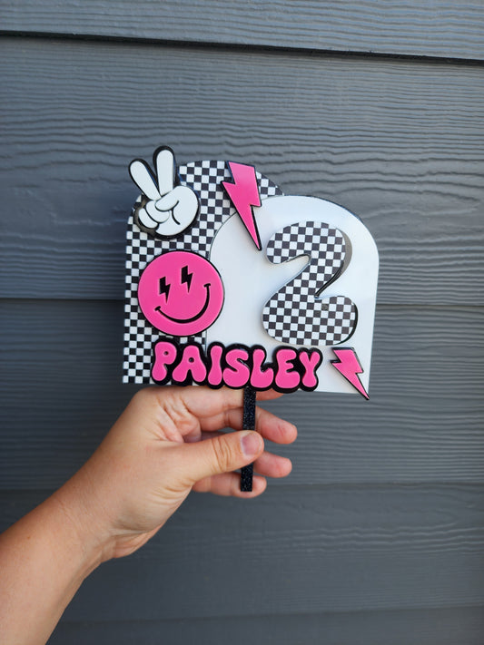 ACRYLIC Custom Cake Toppers