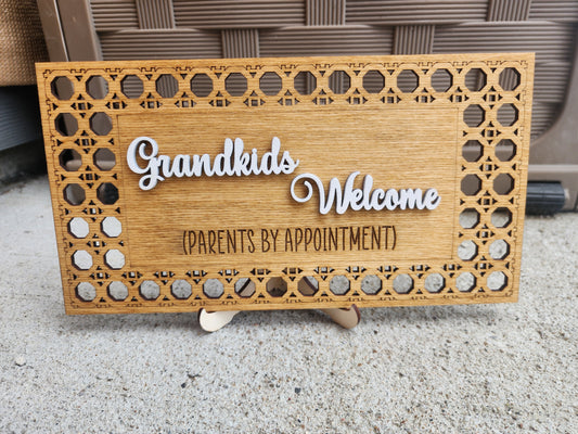 Grandchildren Welcome Sign
