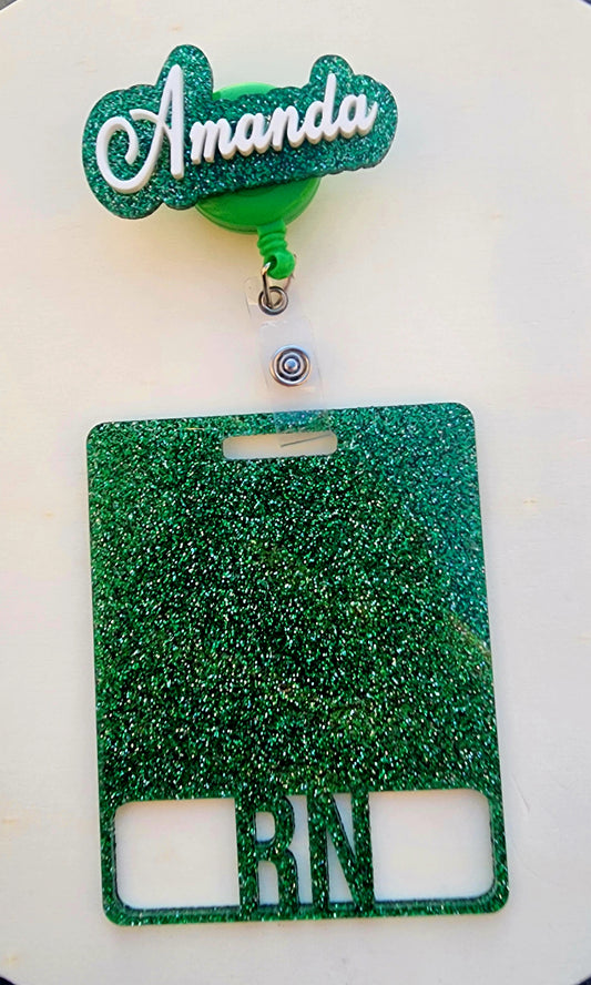 Acrylic Badge Reel and Badge Buddy