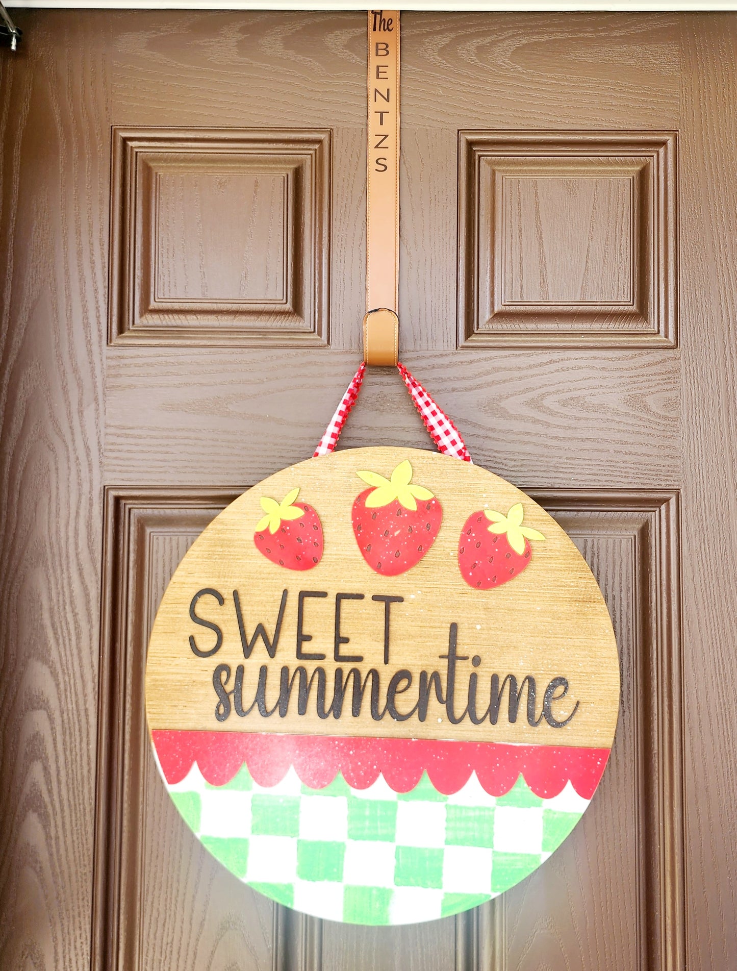 Engraved Door Hanger Holder