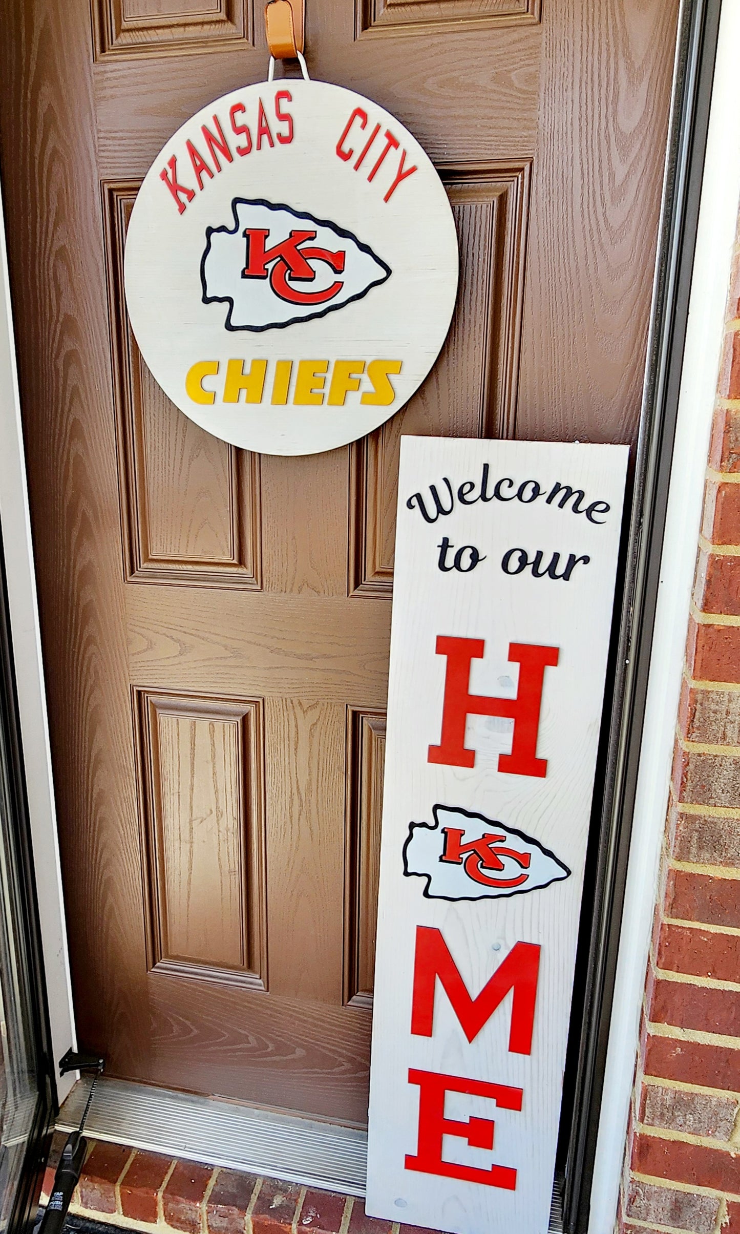 Sports Team Custom Hanger and Porch Leaner