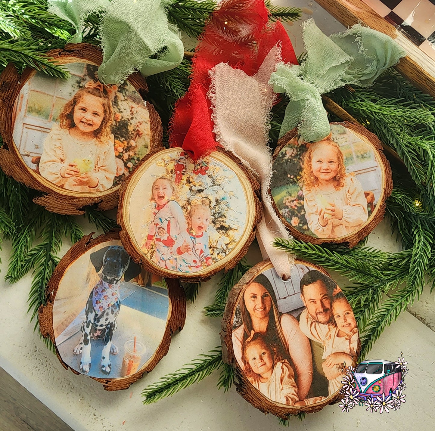 Custom wooden photo Ornamentsl