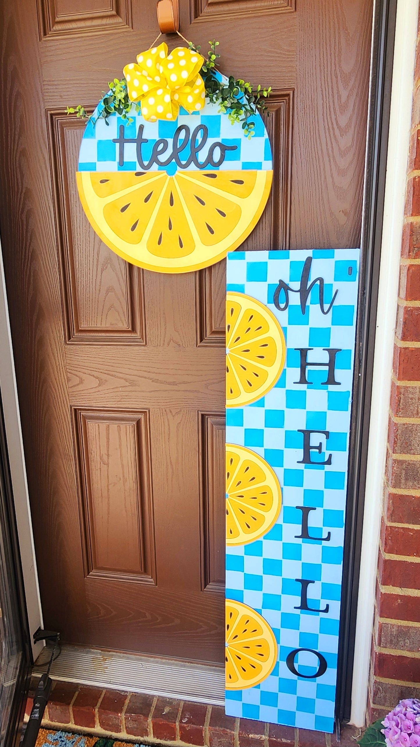 Lemon porch set