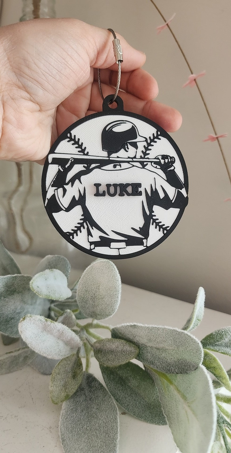 3d Print Baseball Bag Tag
