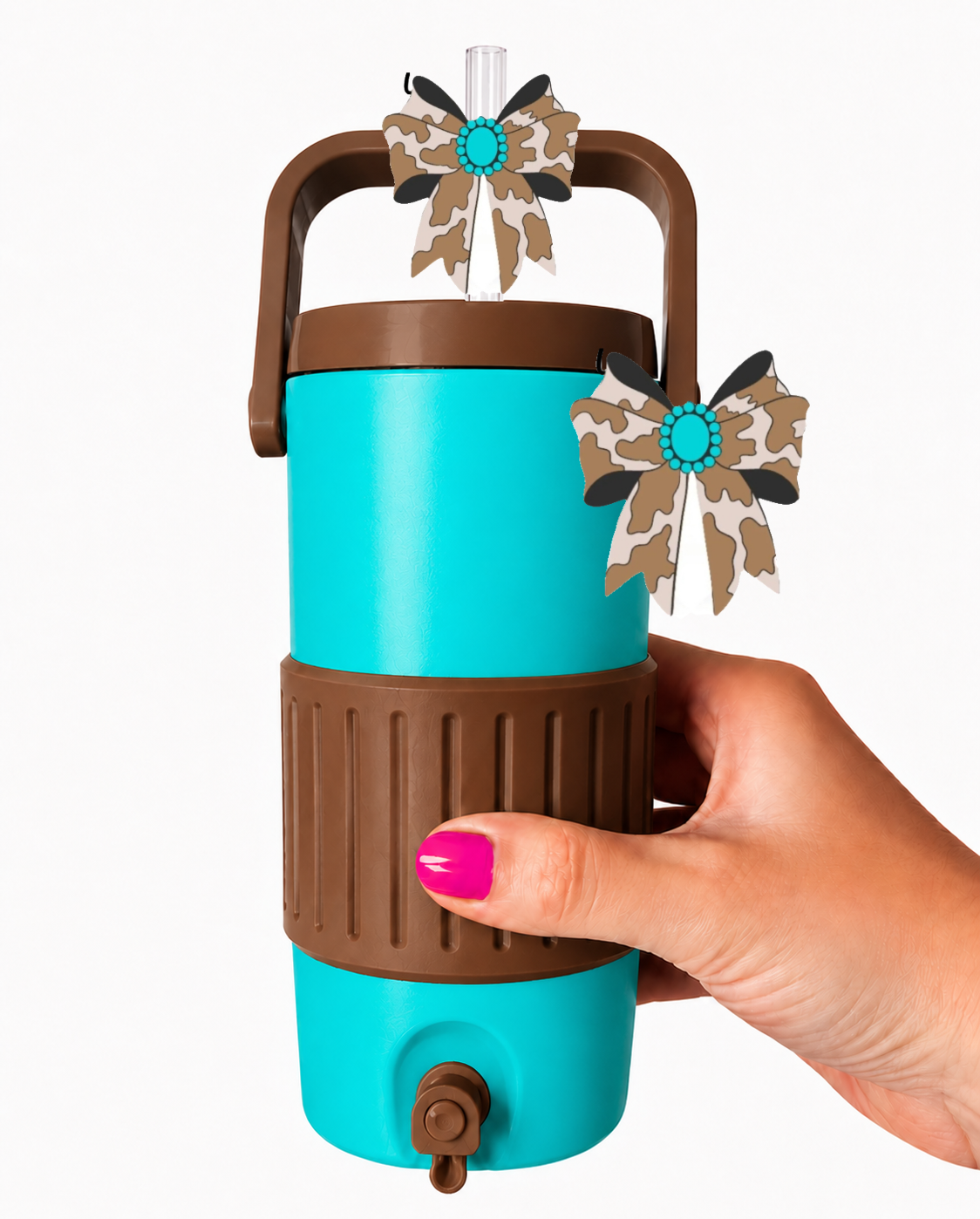 Brown and Turquoise Set