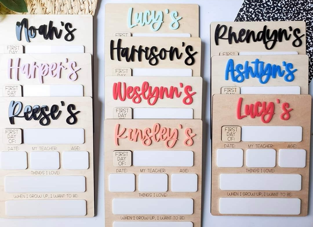 1st/Last Day of School Signs