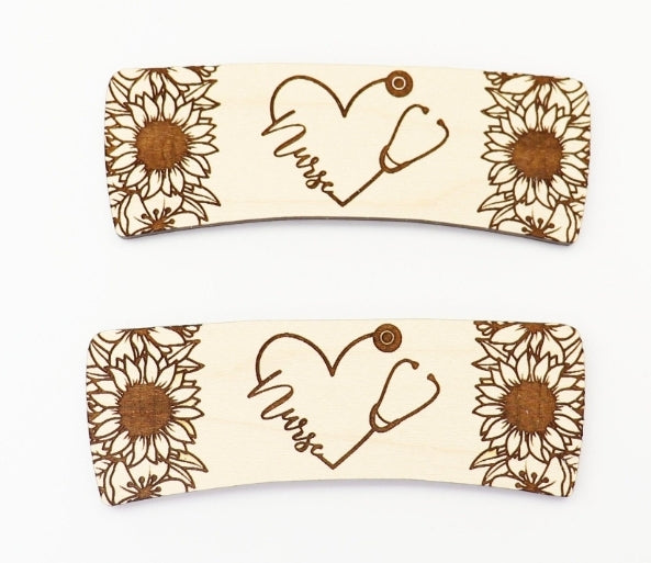 Nurse Life Claw Clips