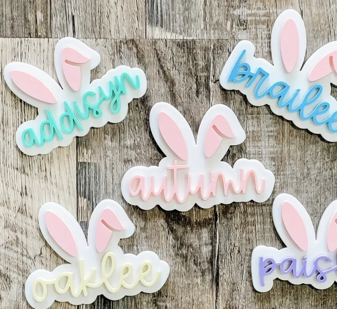 Bunny Ear Name Clip