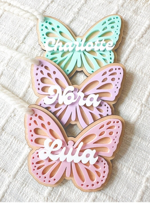 Butterfly Basket Tags