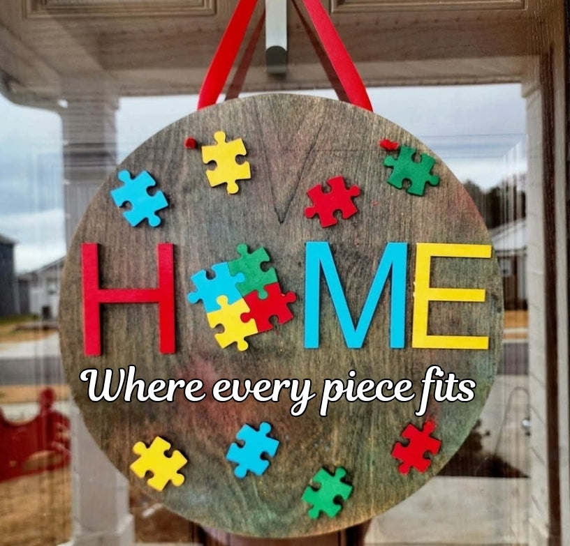 Autism Door Hanger