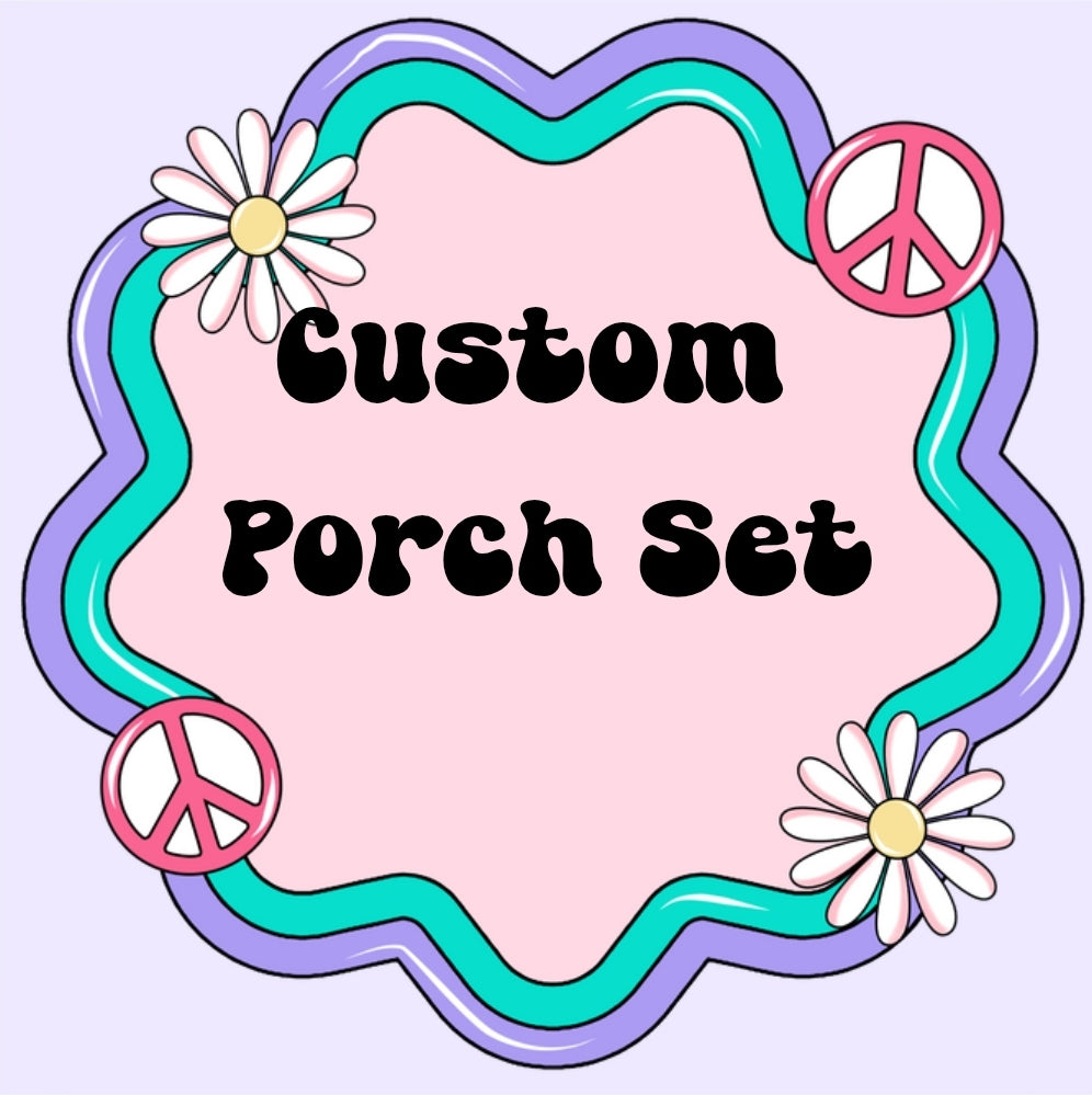 Custom Hanger and Porch Leaners