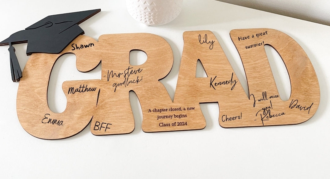 Graduation Signing Board