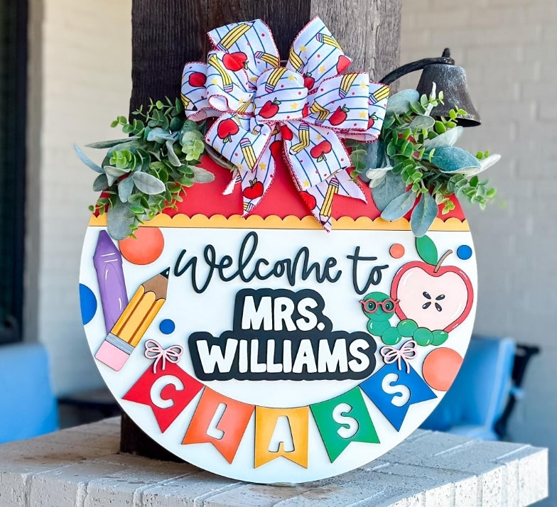 Teacher door hangers