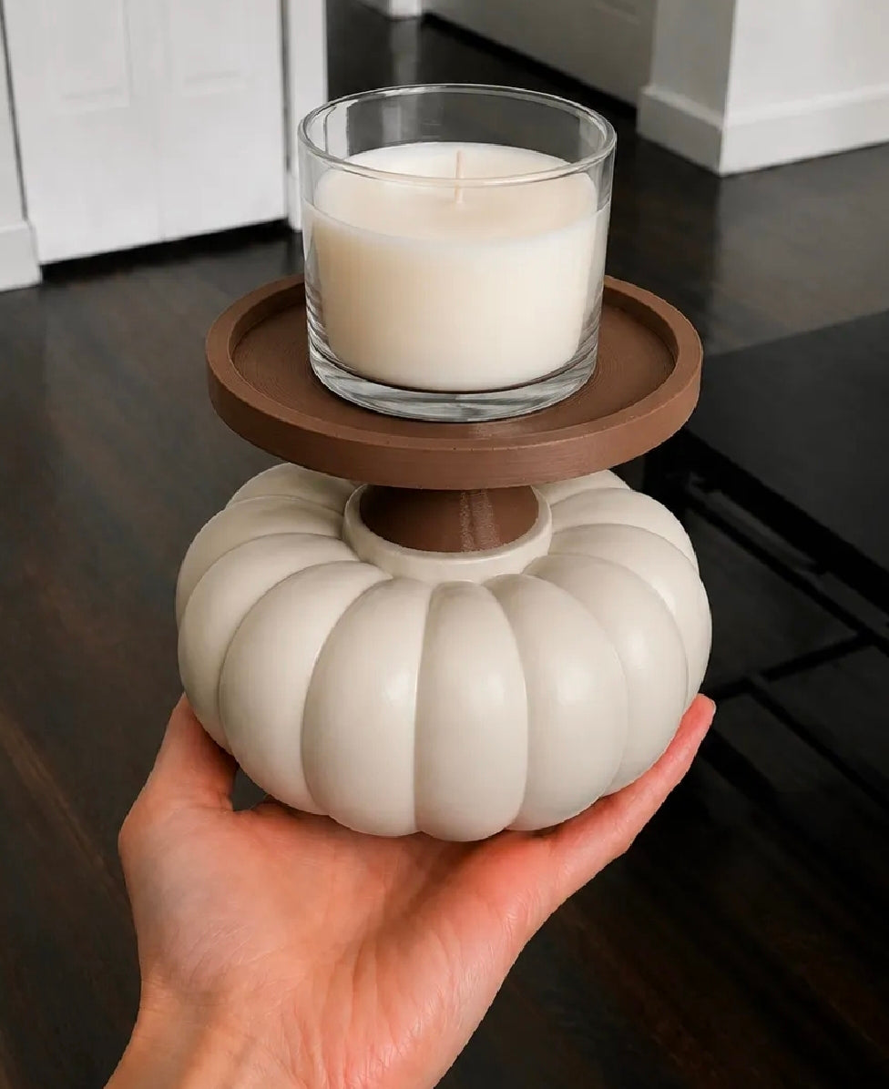Pumpkin candle Holder