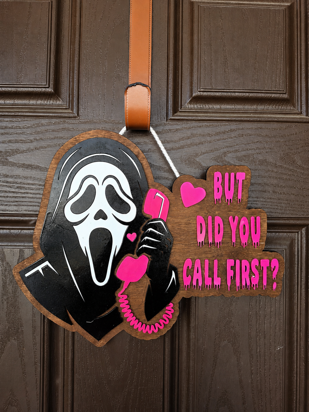 Ghost Face Door Hanger