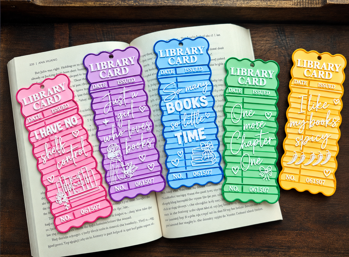 Library Card Bookmark
