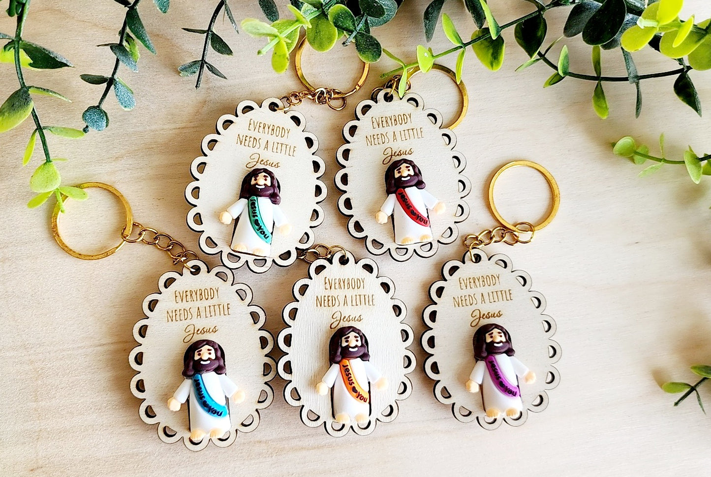 Keychain Everyone needs alittle Jesus