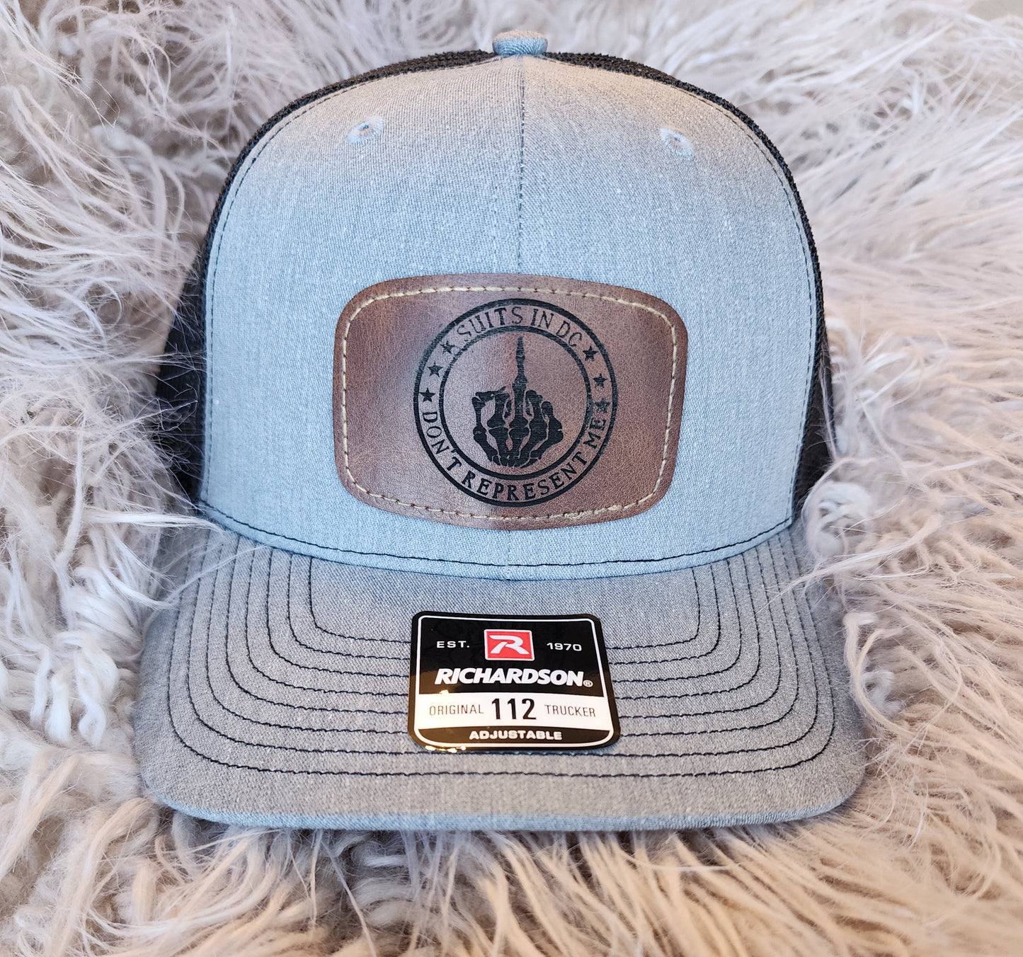 Custom Leather Patch Hat