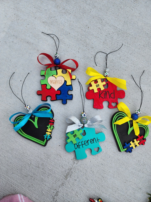 Autism Car Charm