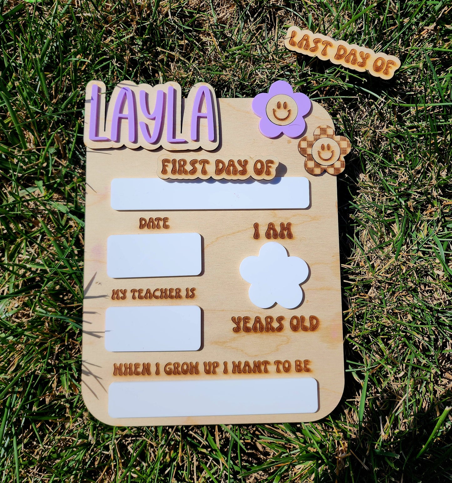 1st/Last Day of school signs