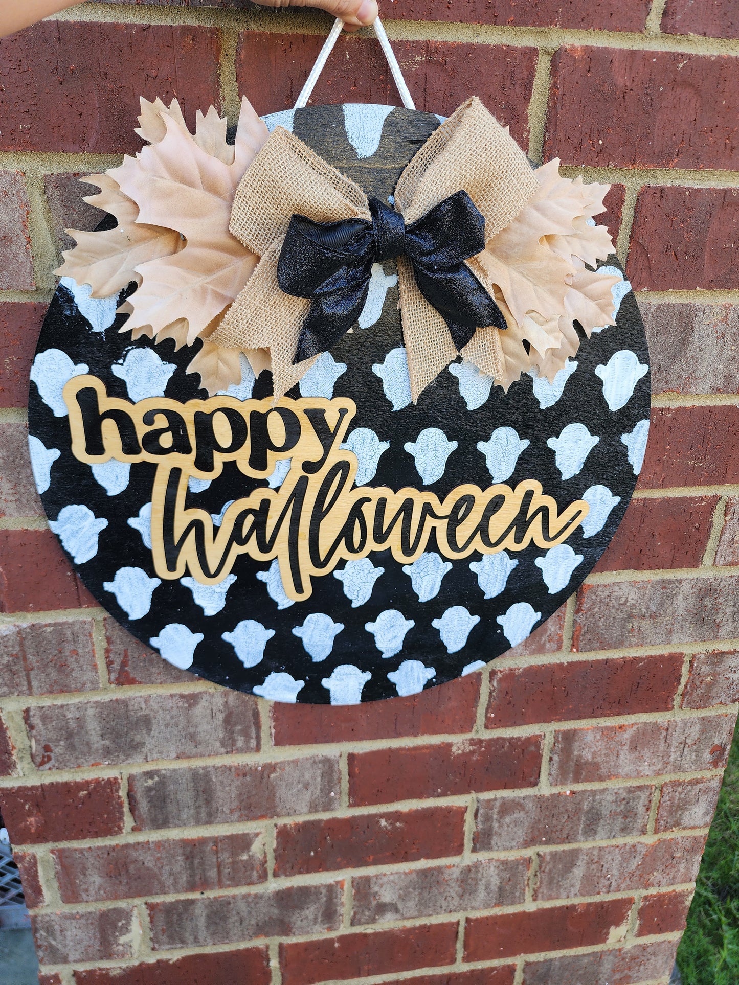 RTS hey boo 18in Door hanger