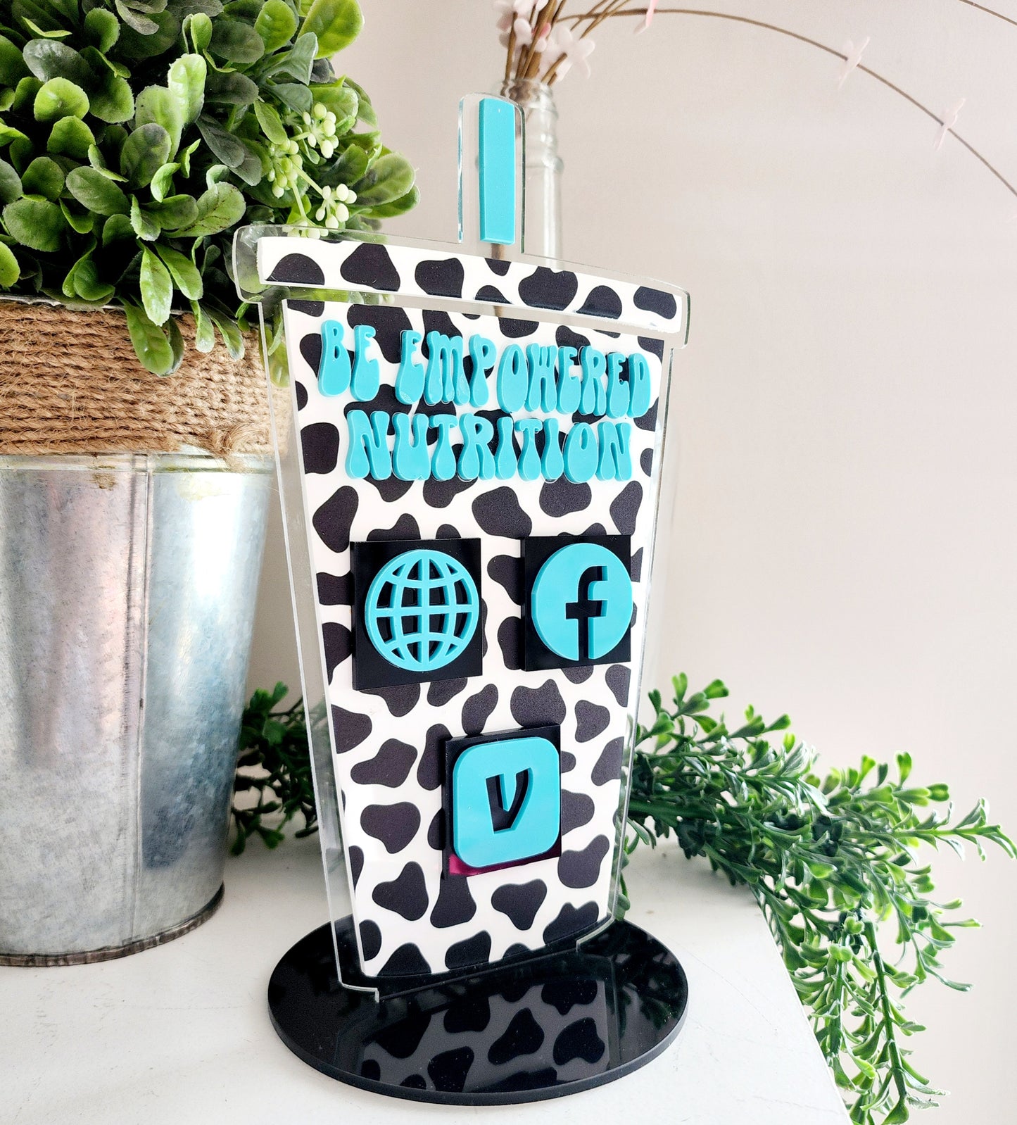 ACRYLIC QR CODE SIGN