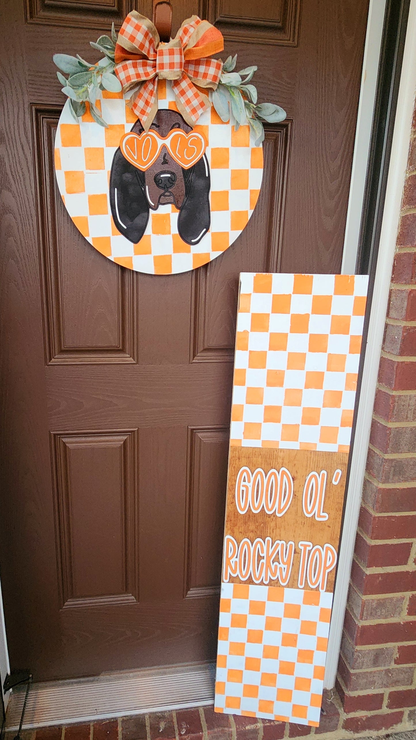 TN VOLS  MASCOT DOOR SET