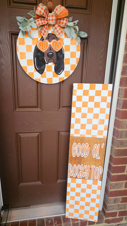 TN VOLS  MASCOT DOOR SET
