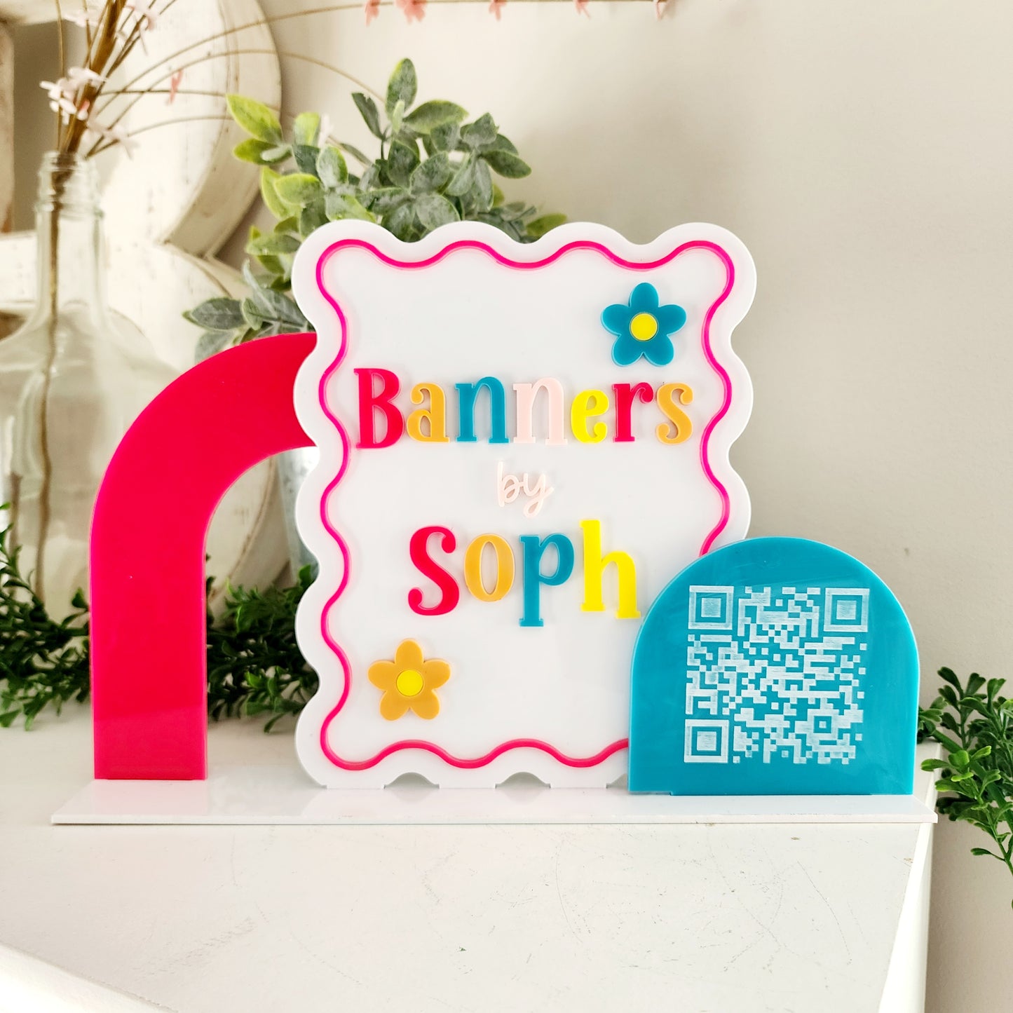 ACRYLIC QR CODE SIGN
