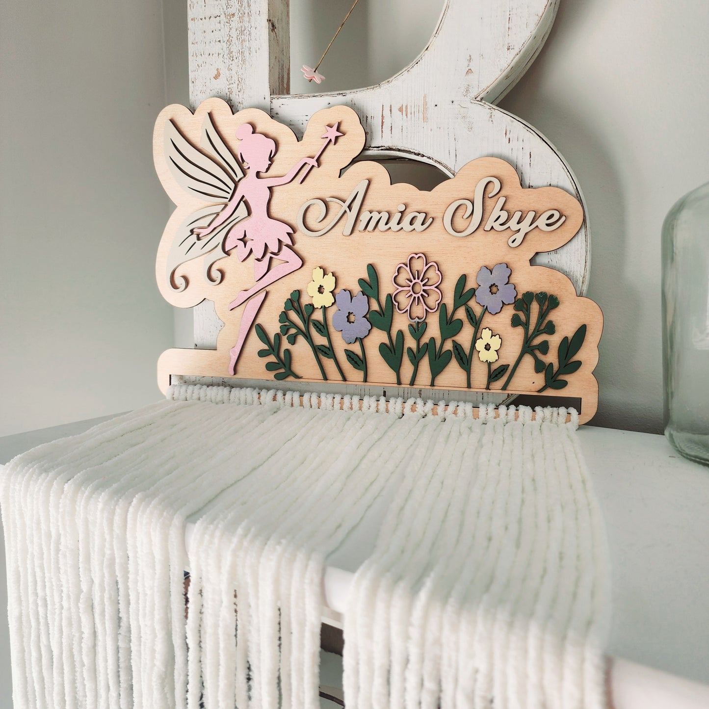 Fairy Wild Flower Bow Holder