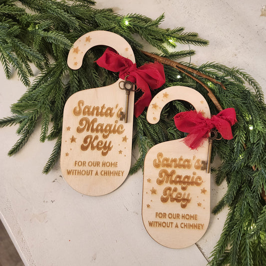 Santa Magic Key Door Knob Hanger