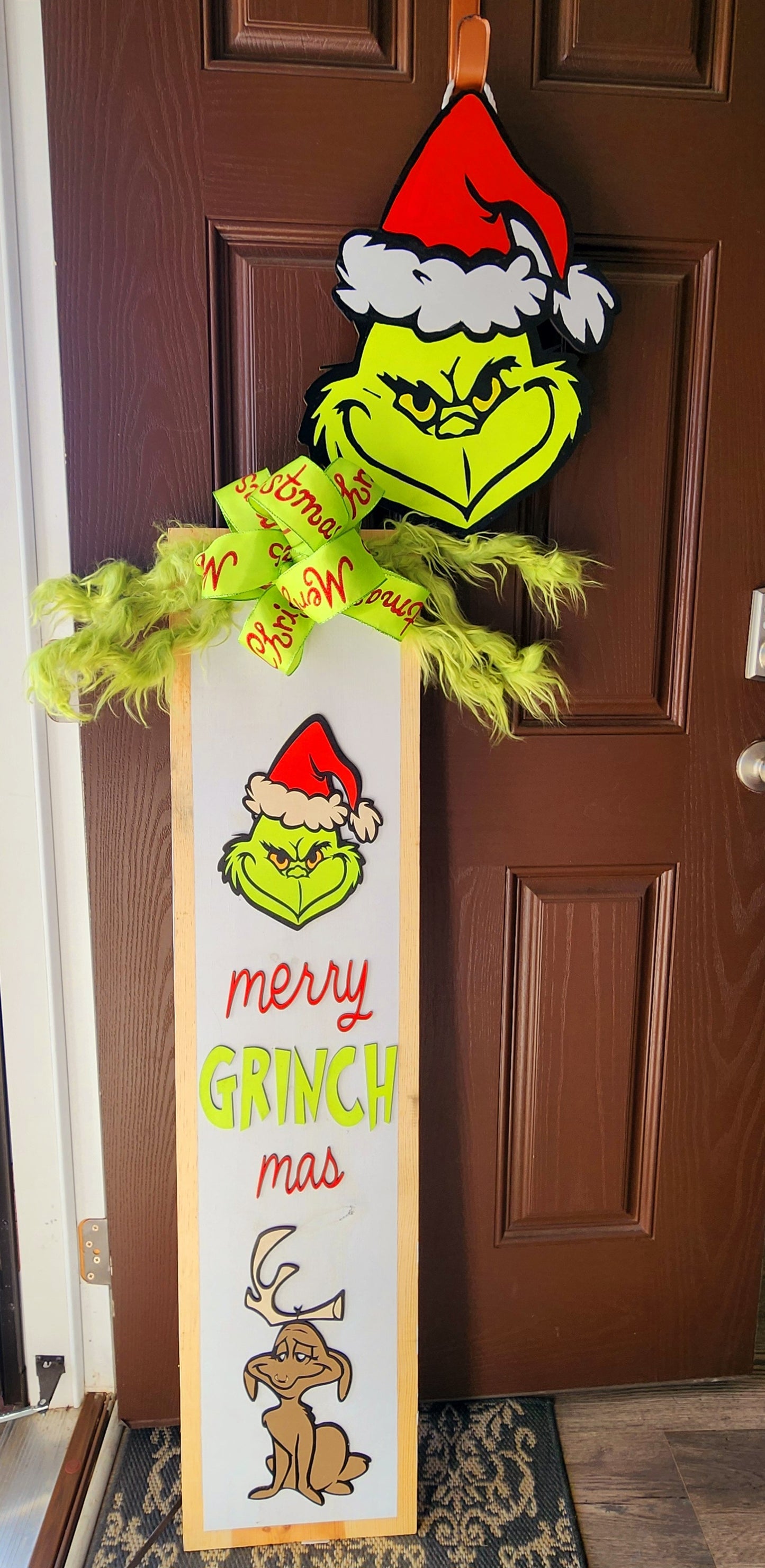 Merry grinchmas Porch Set