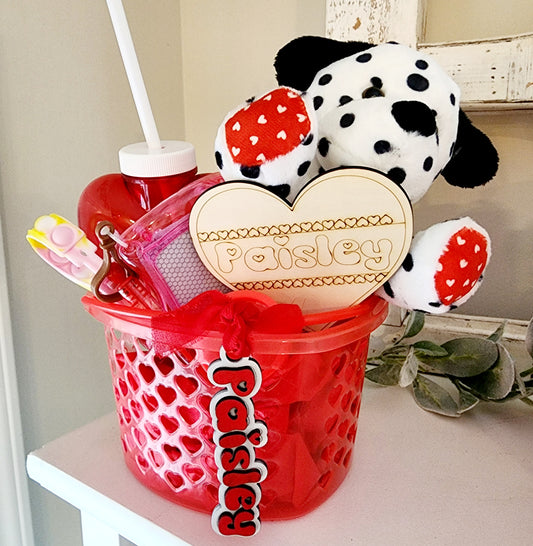 Filled Valentines Day Baskets