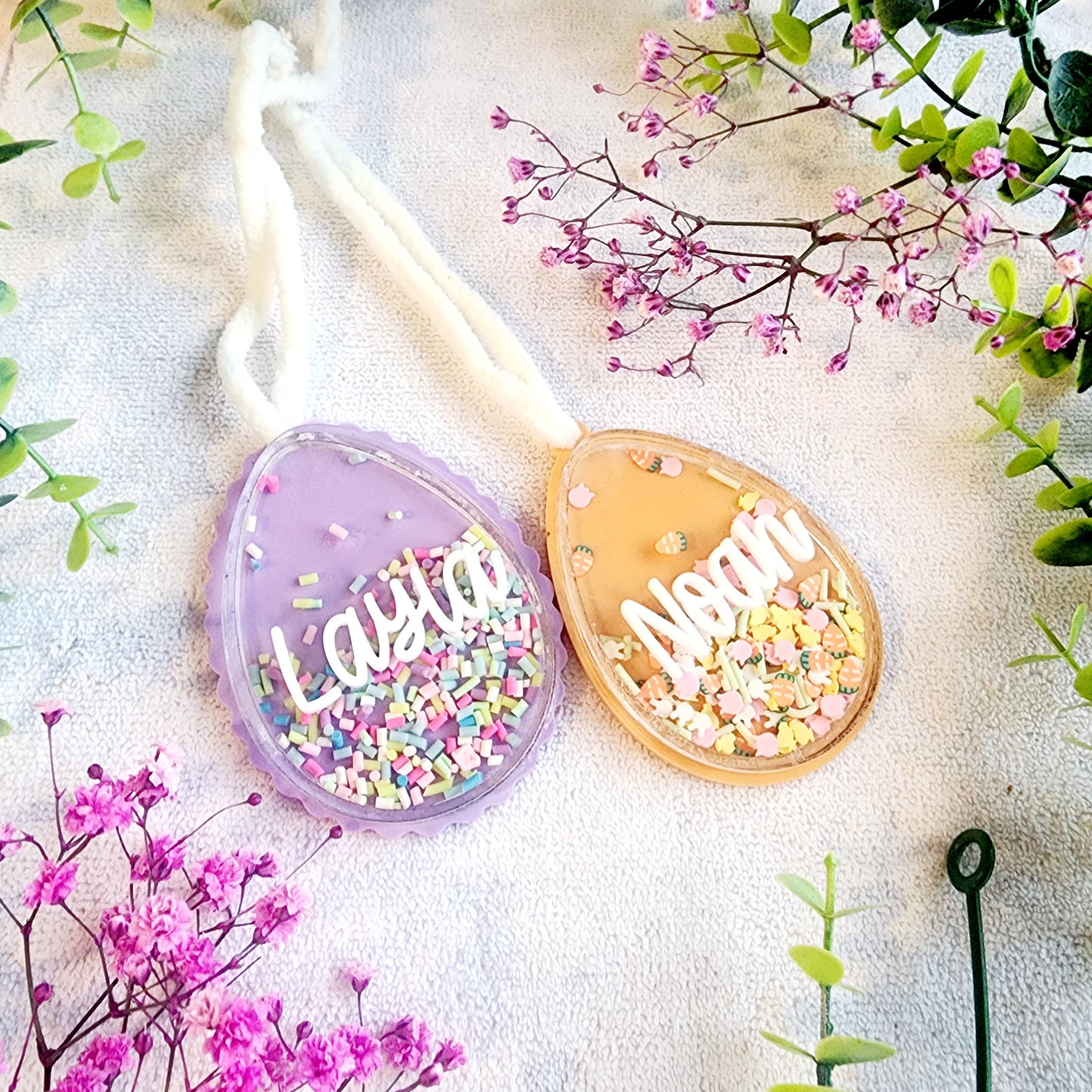 Shaker Easter Basket Tag