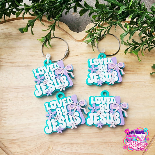 Loved by Jesus 3D Printed Keychains
