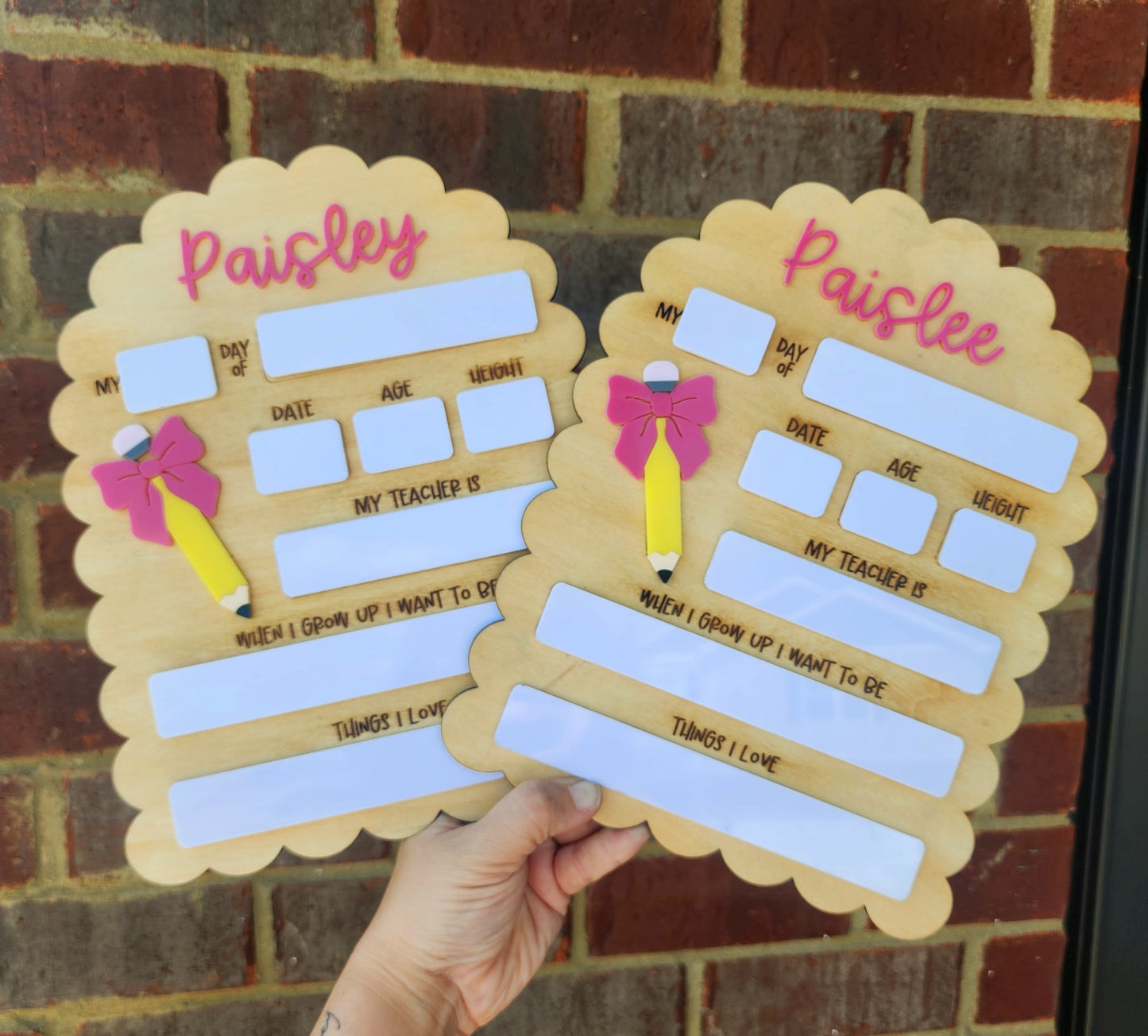 1st/Last Day of School Signs