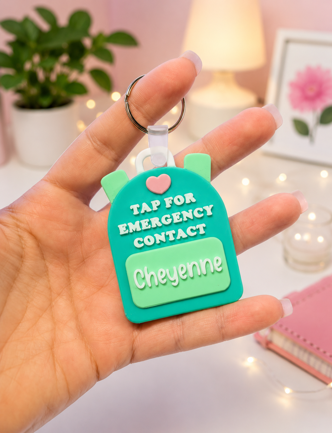 NFC Backpack keychain