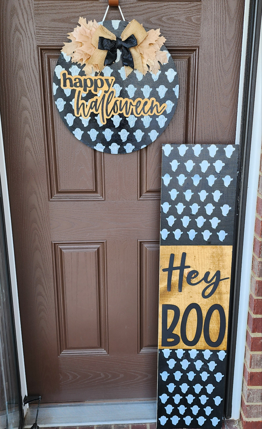 Ghost Door Hanger and Leaner