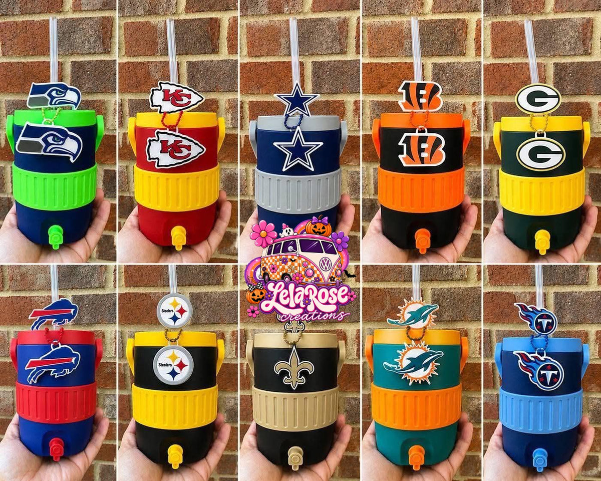 NFL FOOTBALL KOOZIE SET