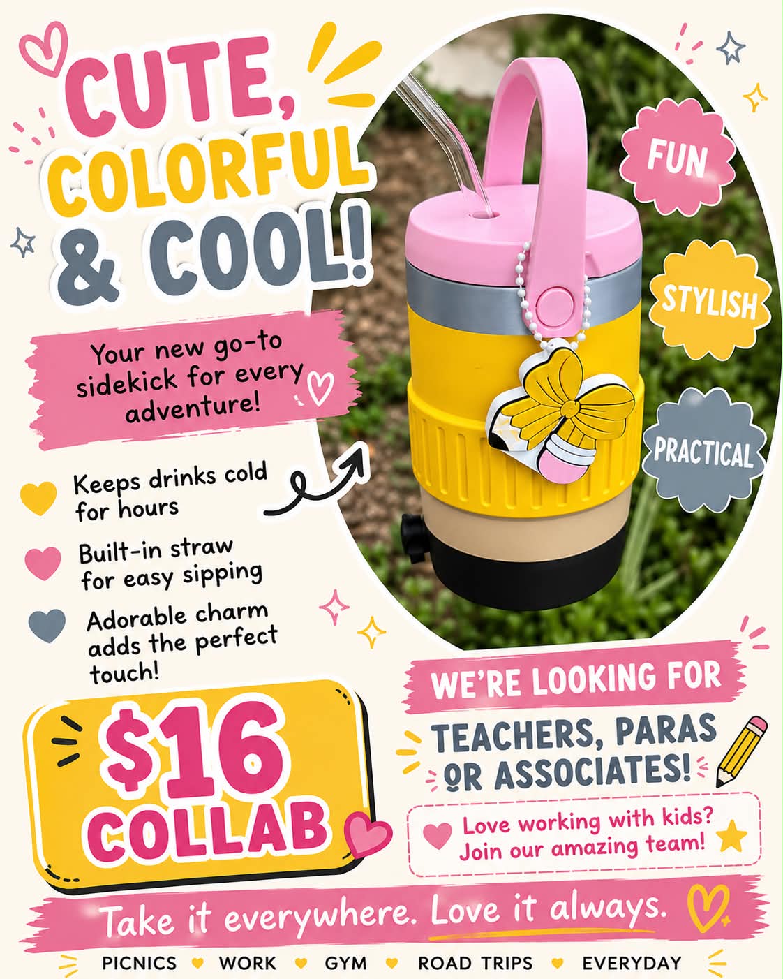 Pencil  Koozie Set