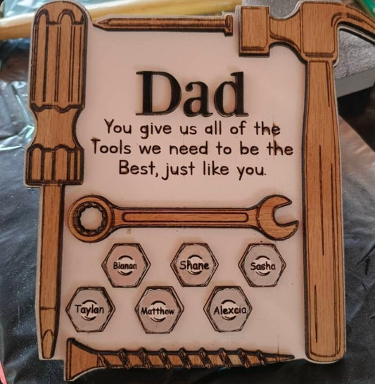 Dad Tool sign