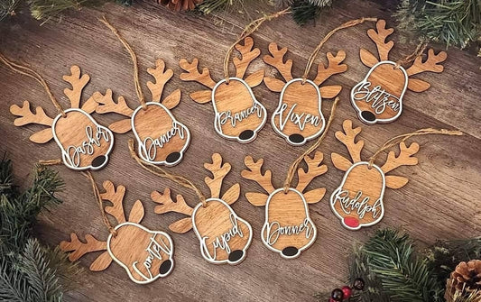 Reindeer Stocking tags