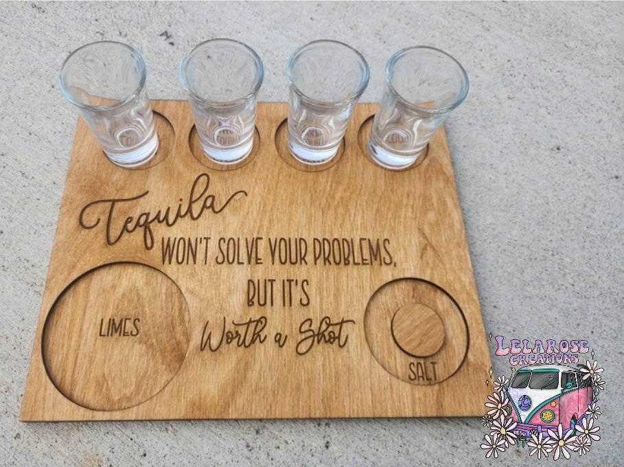 Tequila flight Board