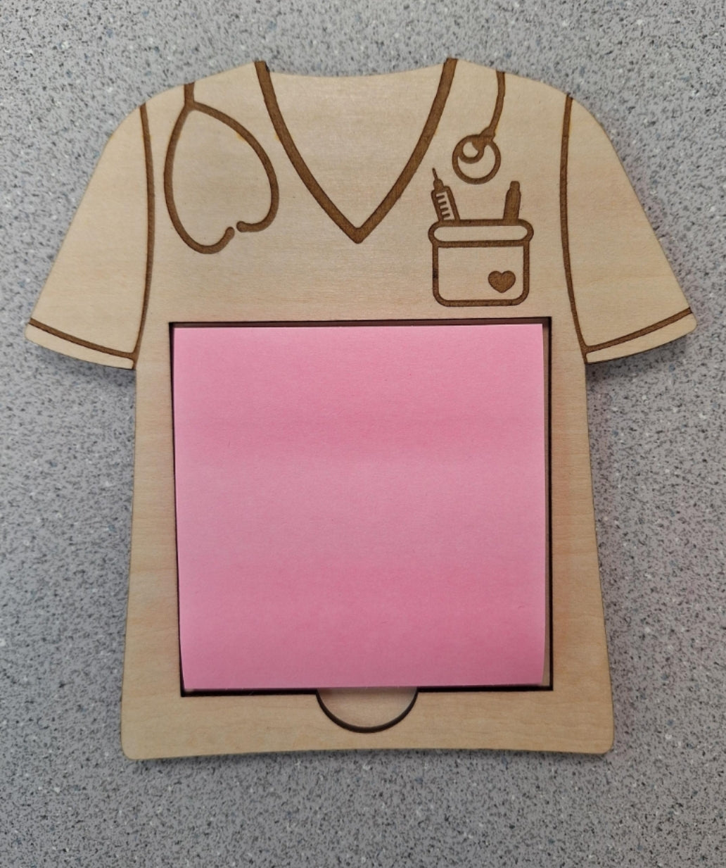 Nurse Sticky Note Holder