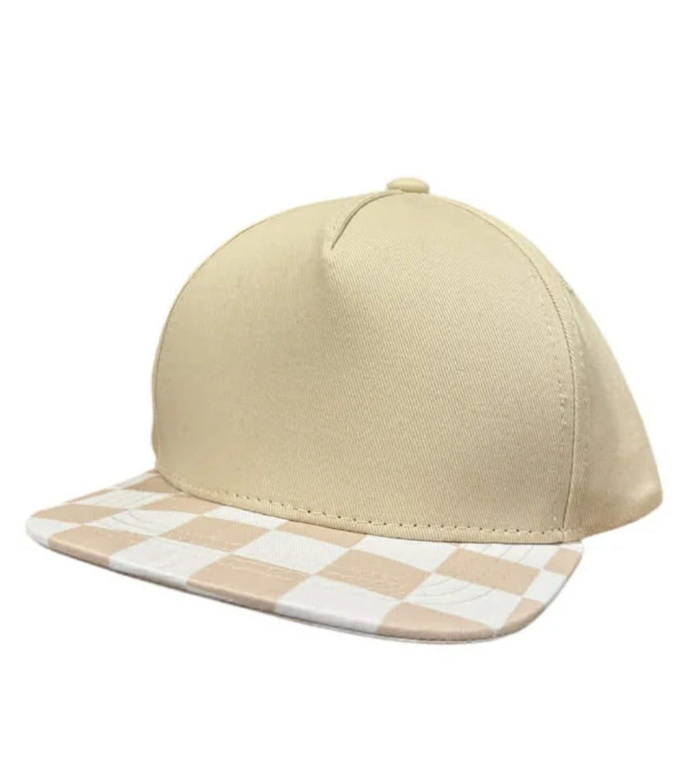 Kids Leather Patch Hat
