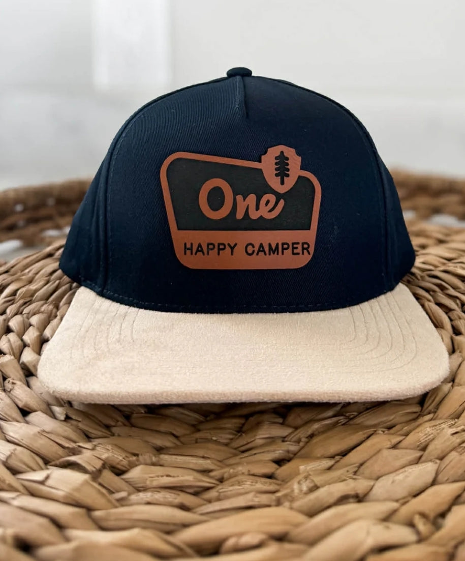 Kids Leather Patch Hat