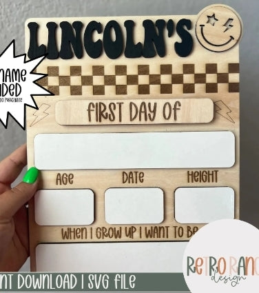1st/Last Day of School Signs