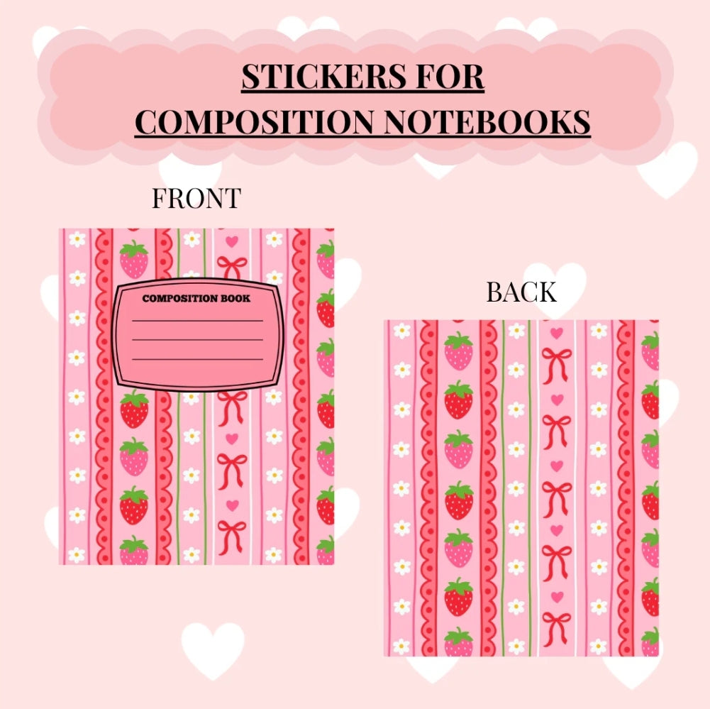 PRE ORDER Composition Notebooks